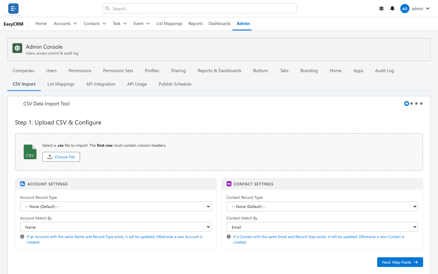 CSV Import