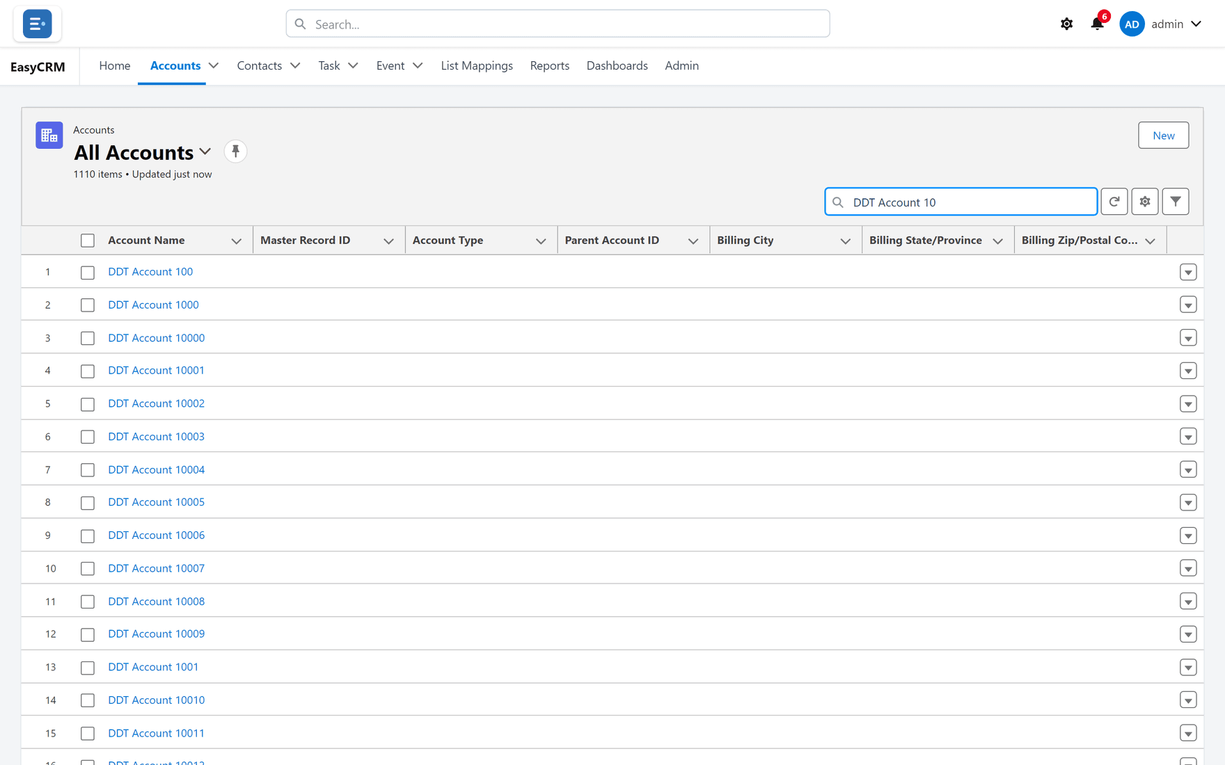Searching a list