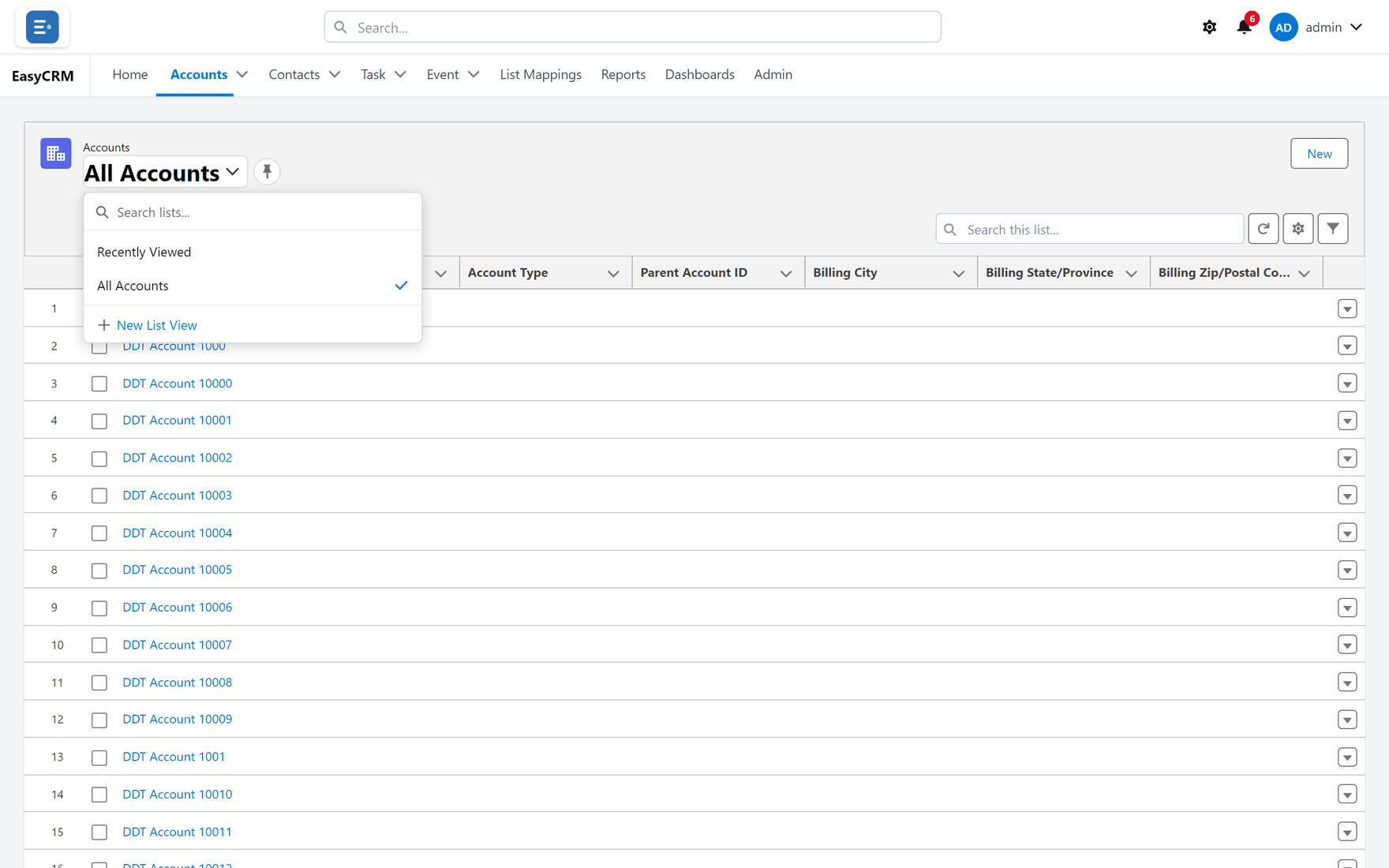 Choosing a list